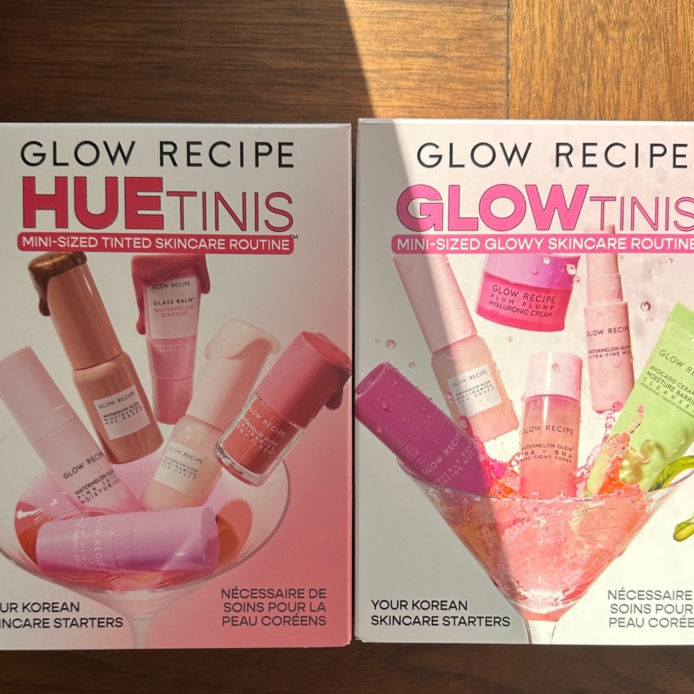 GLOW RECIPE x 2 Sets GLOWTINI & HUETINI